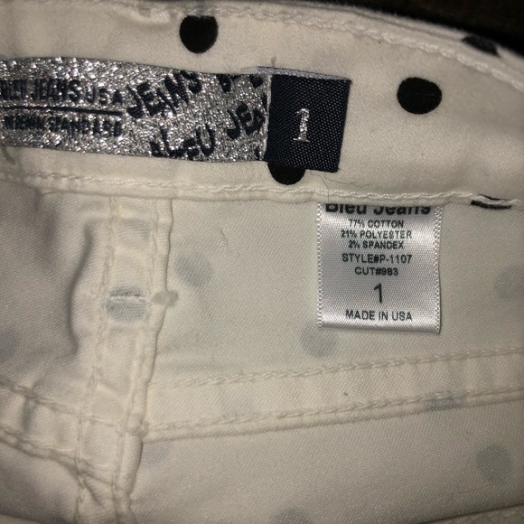 *Host Pick* Nasty Gal White/Black Polta Dot Skinny Jeans - Picture 6 of 8